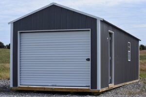 Derksen Portable Garage at Homestead Landing