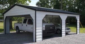 MaxSteel Vertical Metal Carport