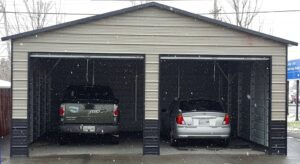 MaxSteel Boxed Eave Metal Garage