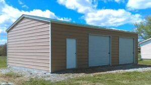 MaxSteel Boxed Eave Metal Garage
