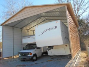 Metal RV Cover